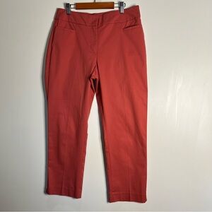 Ann Taylor Vibrant Red Cropped Pants